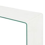 vidaXL Ensemble de table basse 2 Pièces 90x30x20/110x30x40cm Verre trempé