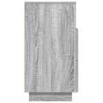 vidaXL Tables de chevet 2 Pièces avec 2 tiroirs sonoma gris 36x36x68 cm