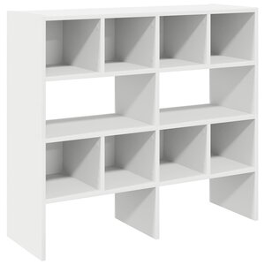 vidaXL Étagères à chaussures empilables 2 Pièces blanc 89 5x30x40 cm