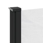 vidaXL Auvent latéral rétractable blanc 180x300 cm