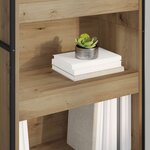 vidaXL Bibliothèque 2 Pièces Chêne artisan 80 x 30 x 155 cm