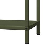 vidaXL Portant de bois chauffage vert olive 40x25x60 cm