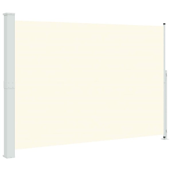 vidaXL Auvent latéral rétractable de patio 200x300 cm Crème
