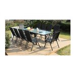 Le Velia : Salon de jardin en aluminium 10 personnes