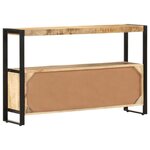 vidaXL Armoire latérale 120x30x75 cm Bois de manguier solide