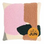 Kit punch needle - Coussin rose