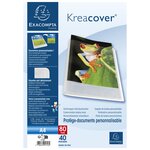 Protège-documents PP semi rigide Kreacover® Chromaline 80 vues - A4 - Incolore EXACOMPTA