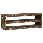 vidaXL Meuble TV 100 x 32 x 36 cm Bois massif de récupération