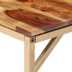 Vidaxl table de salle à manger 180x90x76 cm bois solide