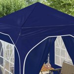 vidaXL Tente de fête pop-up 192 x 192 x 245 cm Bleu