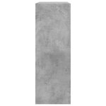 vidaXL Armoire à chaussures gris béton 80x34x96 5 cm bois d'ingénierie