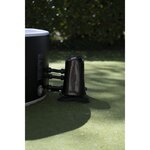 SUNSPA - Spa gonflable rond Dropstitch  6 personnes - Pret en 5 minutes - Couverture et filtre inclus