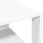 vidaXL Table basse blanc 51 5x51 5x30 cm bois d'ingénierie