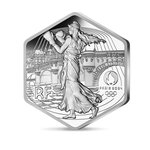 Jeux Olympiques et Paralympiques de Paris 2024 Coffret de 4 monnaies 10€ hexagonales Argent