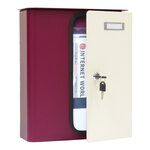 Rottner splashy boîte aux lettres rouge baie blanche