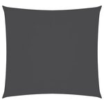 vidaXL Parasol en tissu oxford carré 3 6 x 3 6 m anthracite