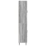 vidaXL Ensemble de Meubles 2 Pièces Sonoma gris 66 x 34 5 x 89 5 cm