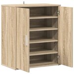 vidaXL Armoire à chaussures Chêne sonoma 60x35x70 cm Bois d’ingénierie