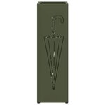 vidaXL Porte-parapluie Olive 15 5 x 15 5 x 49 cm Acier