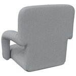 vidaXL Chaise de sol réglable avec accoudoir