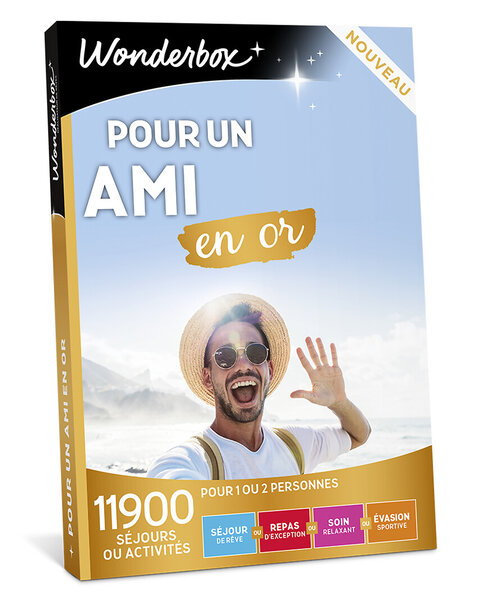 Coffret cadeau - WONDERBOX - Pour un ami en or