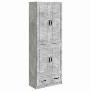 vidaXL Ensemble de Meubles 2 Pièces Gris béton Bois d'ingénierie
