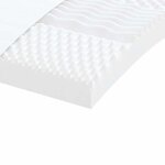 vidaXL Lit de jour avec gigogne et matelas vert foncé 90x200cm velours