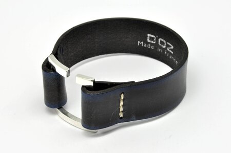 Bracelet homme Cuir bleu taille L