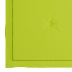 vidaXL Chaises pliables de jardin avec coussins lot de 8 Teck solide