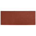 vidaXL Pierre de marchage 6 Pièces Rouge 60 5 x 25 x 2 cm Caoutchouc