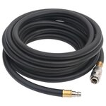 vidaXL Tuyau d'air hybride noir 0 6" 5 m caoutchouc et PVC