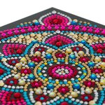 Kit carte broderie diamant 18x18cm Mandala