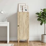 vidaXL Buffet Chêne Sonoma 33 x 34 5 x 90 cm Bois d'ingénierie