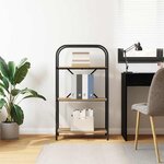 vidaXL Étagère Chêne artisanal 60 x 30 x 109 cm Bois d'ingénierie