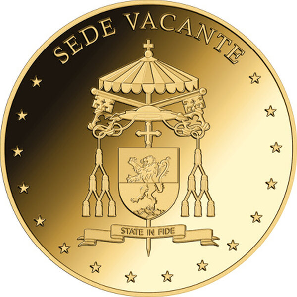 Pièce de monnaie en Or 5000 Francs g 0.155 (1/200 oz) Millésime Gold Gift SEDE VACANTE 1/200