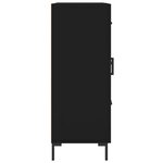 vidaXL Buffet noir 69 5x34x90 cm bois d'ingénierie