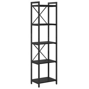 vidaXL Étagère Chêne noir 40 x 30 x 155 cm Bois d'ingénierie