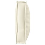 vidaXL Coussin Crème 120 x 60 x 12 cm Tissu Oxford