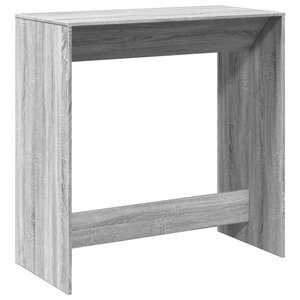 vidaXL Table de bar sonoma gris 102x50x103 5 cm bois d'ingénierie