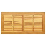 vidaXL Plateau de table Marron 100 x 50 x 2 cm Bois d'acacia massif