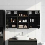 vidaXL Ensemble de Meubles de Salle de Bain 3 Pièces 90 x 10 5 x 50 cm