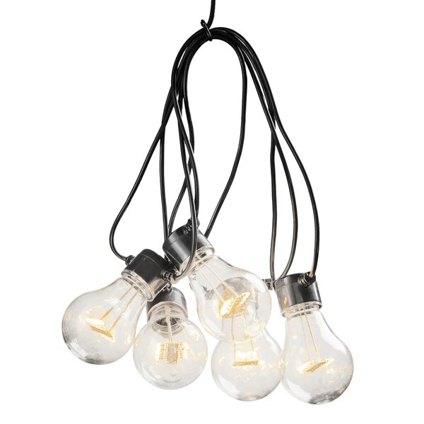 KONSTSMIDE Guirlande lumineuse avec 20 ampoules transparentes