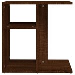 vidaXL Table d'appoint Chêne marron 50x30x50 cm Bois d'ingénierie