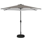 vidaXL Parasol de jardin avec lampes LED 300 x 300 cm Polyester