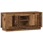 vidaXL Meuble TV Bois Ancien 102 x 35 x 45 cm Bois d'ingénierie