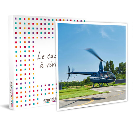 La france entre ciel et terre : 30 min de survol en hélicoptère avec vidéo - smartbox - coffret cadeau sport & aventure