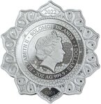 Pièce de monnaie en argent 5 dollars g 62.2 (2 oz) millésime 2022 phil lewis ram of the 3rd chakra