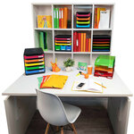 Exacompta Set de tiroirs de bureau Store-Box Maxi 6 tiroirs Harlequin