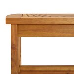 vidaXL Salon de jardin 4 Pièces avec coussins Bois d'acacia solide