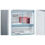 Bosch kgf56pidp réfrigérateur combiné - 480 l (375 l + 105 l)- nofrost multiairflow - hxlxp 193 x 70 x 80 cm - inox